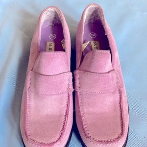 Lavender Suede Loafers.  Will be donated 10/21/23